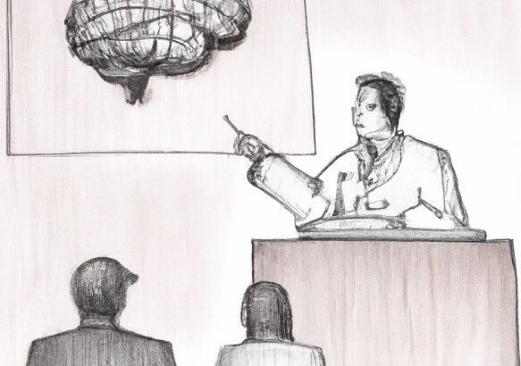 Doctor testifying in court