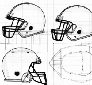 Football Helmet Design Blueprint